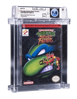 1994 NES Nintendo (USA) "Teenage Mutant Ninja Turtles: Tournament Fighters" Sealed Video Game - WATA 9.8/A+